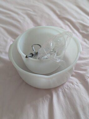 Glasbake Sunbeam Mixer Bowls 13 1 Beaters Bit Set